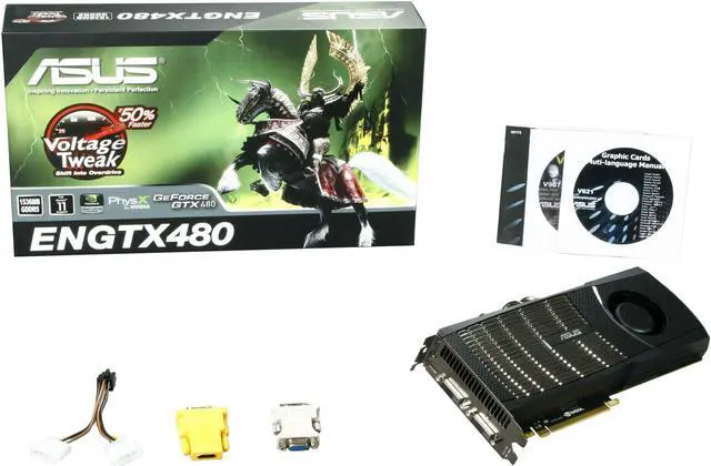 Alt view image 6 of 6 - ASUS GeForce GTX 480 (Fermi) 1536MB GDDR5 PCI Express 2.0 x16 SLI Support Graphics Card ENGTX480/2DI/1536MD5
