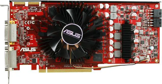 Alt view image 3 of 6 - ASUS Radeon HD 4870 1GB GDDR5 PCI Express 2.0 x16 CrossFireX Support Graphics Card EAH4870/2DI/1GD5