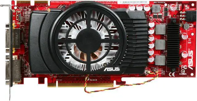 Alt view image 3 of 6 - ASUS CuCore Series Radeon HD 4850 1GB DDR3 PCI Express 2.0 x16 CrossFireX Support Graphics Card EAH4850 CUCORE TOP/2DI/1GD3