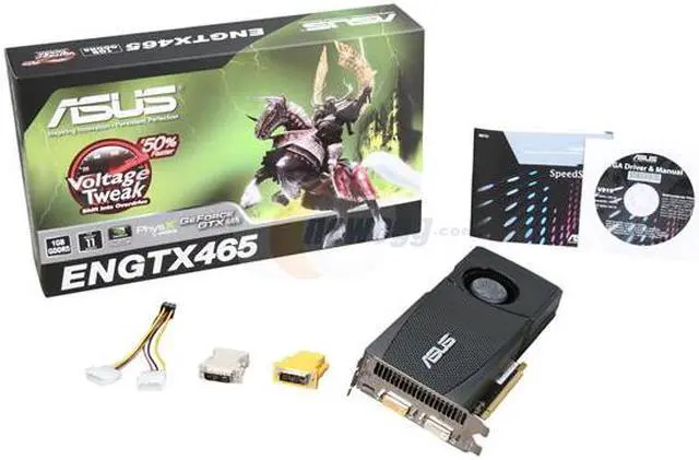 Alt view image 6 of 6 - ASUS GeForce GTX 465 (Fermi) 1GB GDDR5 PCI Express 2.0 x16 SLI Support Graphics Card ENGTX465/2DI/1GD5
