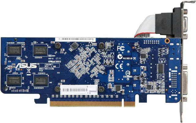 Alt view image 4 of 5 - ASUS GeForce 210 1GB DDR2 PCI Express 2.0 x16 Low Profile Ready Graphics Card EN210 SILENT/DI/1GD2(LP)