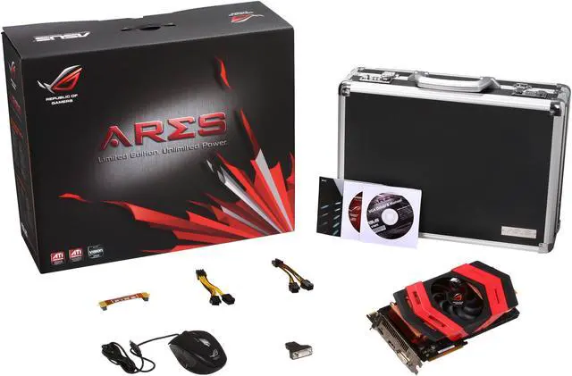 Alt view image 6 of 6 - ASUS Radeon HD 5870 X2 4GB GDDR5 PCI Express 2.1 x16 CrossFireX Support Graphics Card ARES/2DIS/4GD5