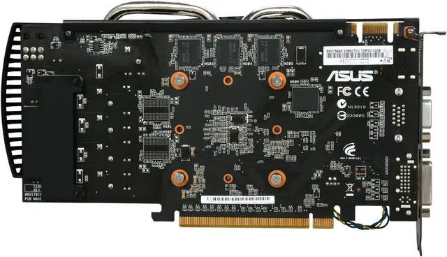 Alt view image 4 of 6 - ASUS GeForce GTS 450 (Fermi) 1GB DDR5 PCI Express 2.0 x16 SLI Support Graphics Card ENGTS450 DirectCU TOP/DI/1GD5