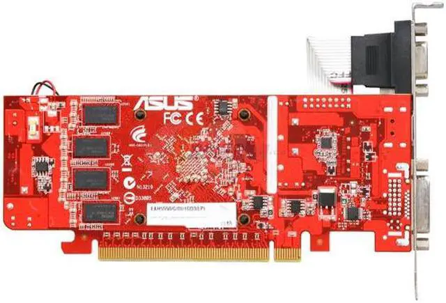 Alt view image 4 of 5 - ASUS Radeon HD 5550 1GB DDR3 PCI Express 2.1 x16 Low Profile Graphics Card EAH5550/G/DI/1GD3(LP)