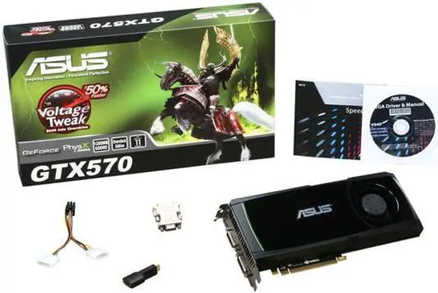 Alt view image 6 of 6 - ASUS GeForce GTX 570 (Fermi) 1280MB GDDR5 PCI Express 2.0 x16 SLI Support Graphics Card ENGTX570/2DI/1280MD5
