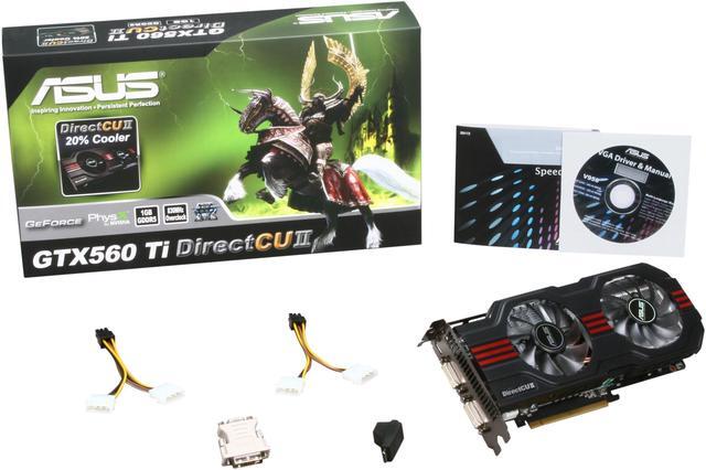 Alt view image 6 of 6 - ASUS GeForce GTX 560 Ti (Fermi) 1GB GDDR5 PCI Express 2.0 x16 SLI Support Graphics Card ENGTX560 TI DCII/2DI/1GD5