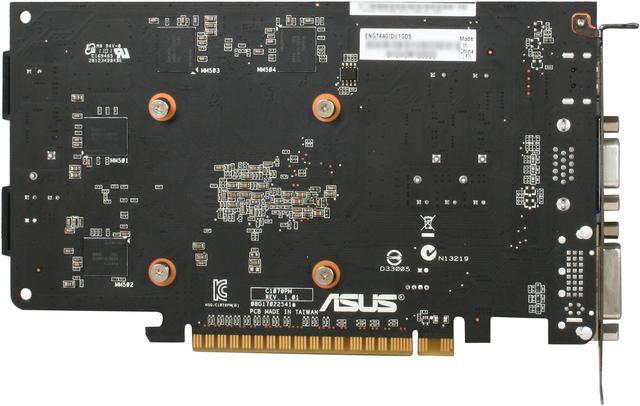 Alt view image 4 of 5 - ASUS GeForce GT 440 (Fermi) 1GB GDDR5 PCI Express 2.0 x16 Graphics Card ENGT440/DI/1GD5