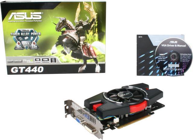 Alt view image 5 of 5 - ASUS GeForce GT 440 (Fermi) 1GB GDDR5 PCI Express 2.0 x16 Graphics Card ENGT440/DI/1GD5