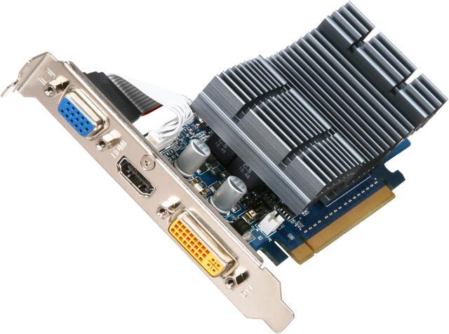 ASUS GeForce 8400 GS 512MB DDR2 PCI Express 2.0 x16 Low Profile Ready Video Card EN8400GS SILENT DI 512MD2 LP