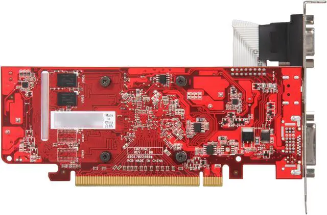 Alt view image 4 of 5 - ASUS Radeon HD 6450 512MB DDR3 PCI Express 2.1 x16 Low Profile Ready Graphics Card EAH6450 SILENT/DI/512MD3(LP)