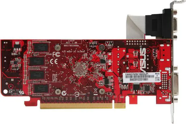 Alt view image 4 of 5 - ASUS Radeon HD 6570 1GB DDR3 PCI Express 2.1 x16 Low Profile Ready Graphics Card EAH6570/DI/1GD3(LP)