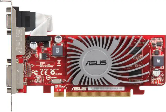 Alt view image 3 of 5 - ASUS Radeon HD 5450 512MB DDR3 PCI Express 2.1 x16 Low Profile Ready Graphics Card EAH5450 SILENT/DI/512MD3(LP)