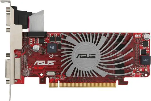 Alt view image 4 of 5 - ASUS Radeon HD 5450 1GB DDR3 PCI Express 2.1 x16 Low Profile Ready Graphics Card EAH5450 SILENT/DI/1GD3(LP)