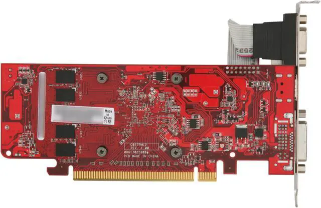 Alt view image 5 of 5 - ASUS Radeon HD 5450 1GB DDR3 PCI Express 2.1 x16 Low Profile Ready Graphics Card EAH5450 SILENT/DI/1GD3(LP)