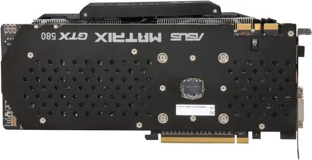 Alt view image 4 of 6 - ASUS GeForce GTX 580 (Fermi) 1536MB GDDR5 PCI Express 2.0 x16 SLI Support Graphics Card MATRIX GTX580 P/2DIS/1536MD5