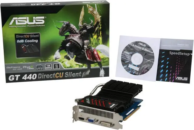 Alt view image 6 of 6 - ASUS GeForce GT 440 (Fermi) 1GB DDR3 PCI Express 2.0 x16 Graphics Card ENGT440 DC SL/DI/1GD3