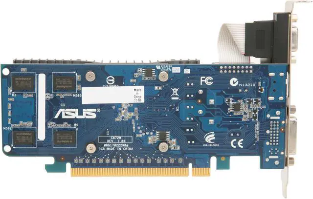 Alt view image 4 of 6 - ASUS GeForce 8400 GS 1GB DDR2 PCI Express 2.0 x16 Low Profile Ready Graphics Card EN8400GS SILENT/DI/1GD2(LP)