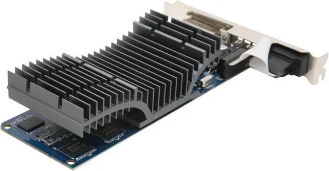 Alt view image 5 of 6 - ASUS GeForce 8400 GS 1GB DDR2 PCI Express 2.0 x16 Low Profile Ready Graphics Card EN8400GS SILENT/DI/1GD2(LP)