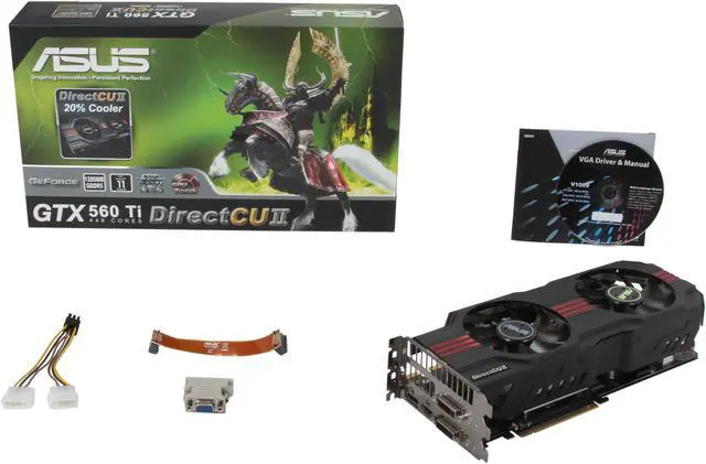 Alt view image 6 of 6 - ASUS GeForce GTX 560 Ti - 448 Cores (Fermi) 1280MB GDDR5 PCI Express 2.0 x16 SLI Support Graphics Card ENGTX560Ti448DC2/2DIS/1280MD5