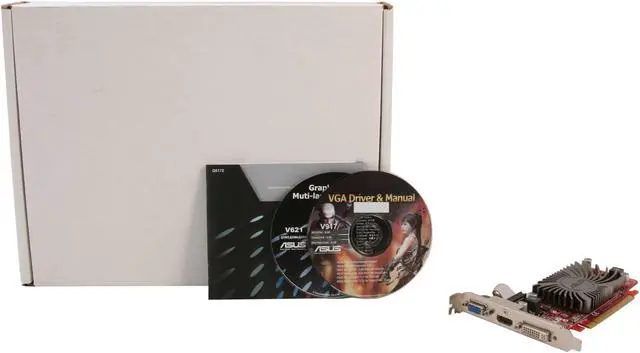 Alt view image 5 of 5 - ASUS Radeon HD 5450 512MB DDR2 PCI Express 2.1 x16 Low Profile Ready Graphics Card EAH5450 SILENT/DI/512MD2/LP