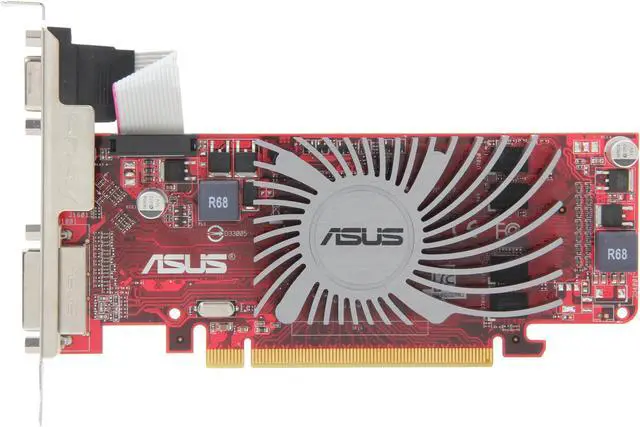 Alt view image 3 of 5 - ASUS Radeon HD 5450 1GB DDR3 PCI Express 2.1 x16 Graphics Card EAH5450 SILENT/DI/1GD3/V2