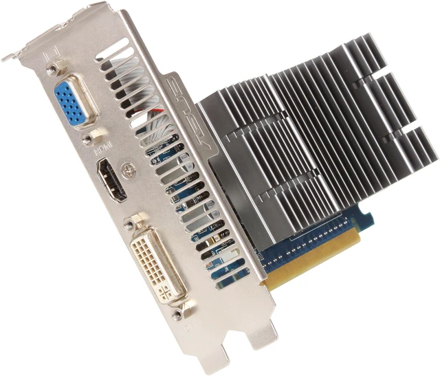 Refurbished: ASUS GeForce 210 Graphics Card EN210 SILENT/DI/512MD2/LP ...