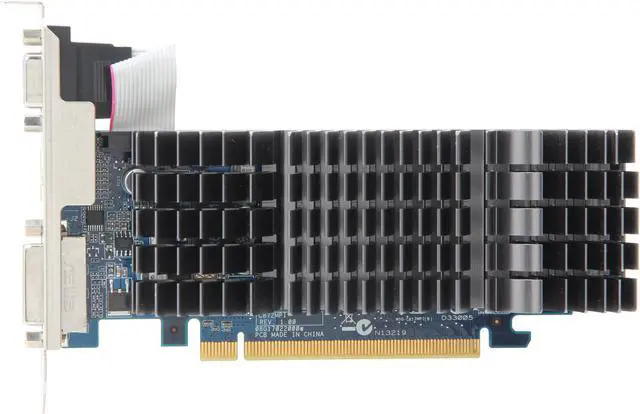 Alt view image 3 of 5 - ASUS GeForce 210 1GB DDR3 Graphics Card EN210 SILENT/DI/1GD3/C872MPI