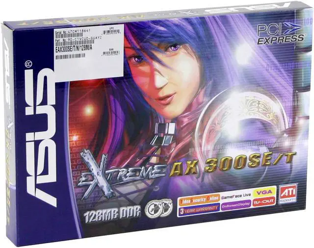 Alt view image 5 of 5 - ASUS Radeon X300SE 128MB DDR PCI Express x16 Graphics Card EAX300SE/T/128