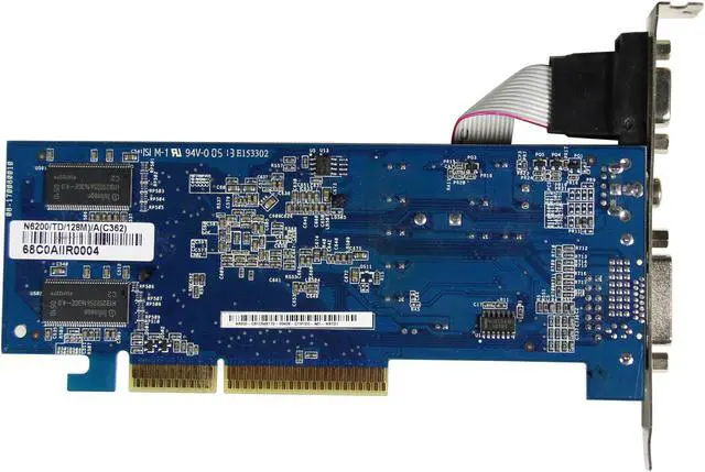 Alt view image 3 of 3 - ASUS GeForce 6200 128MB DDR AGP 4X/8X Graphics Card N6200/TD/128