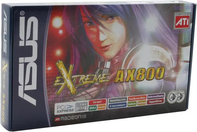 Alt view image 5 of 5 - ASUS Radeon X800 128MB GDDR3 PCI Express x16 Graphics Card EAX800/TD/128M