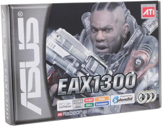 Alt view image 5 of 5 - ASUS Radeon X1300 128MB DDR PCI Express x16 Graphics Card EAX1300/TD/128M