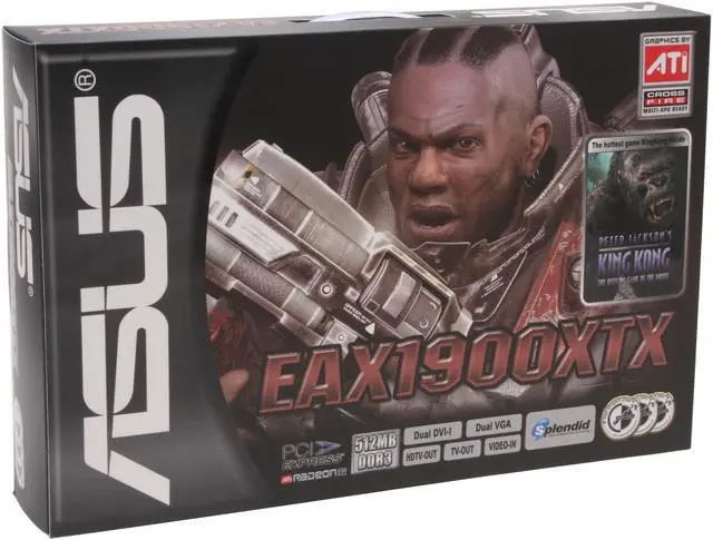 Alt view image 8 of 8 - ASUS Radeon X1900XTX 512MB GDDR3 PCI Express x16 CrossFireX Support Graphics Card Extreme AX1900XTX/2DHTV