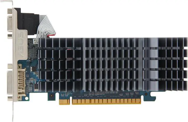 Alt view image 3 of 5 - ASUS GeForce GT 520 (Fermi) 1GB GDDR3 PCI Express 2.0 x16 Low Profile Ready Graphics Card GT520-1GD3-CSM