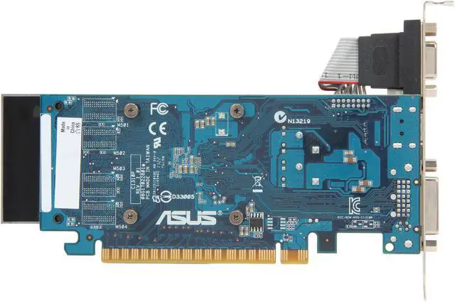 Alt view image 4 of 5 - ASUS GeForce GT 520 (Fermi) 1GB GDDR3 PCI Express 2.0 x16 Low Profile Ready Graphics Card GT520-1GD3-CSM