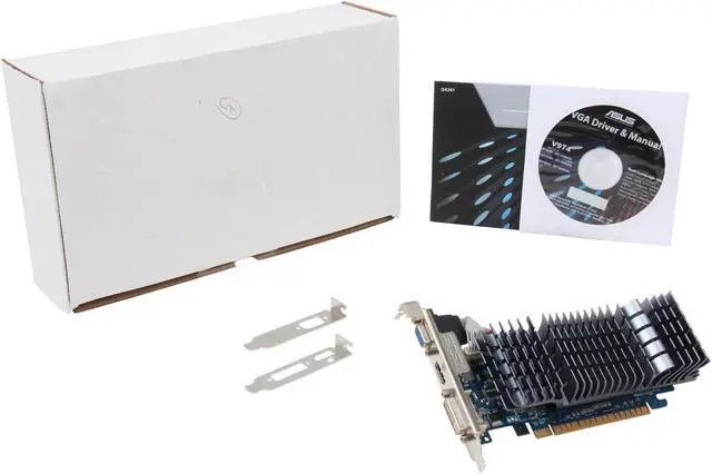 Alt view image 5 of 5 - ASUS GeForce GT 520 (Fermi) 1GB GDDR3 PCI Express 2.0 x16 Low Profile Ready Graphics Card GT520-1GD3-CSM