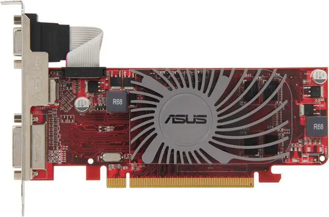 Alt view image 3 of 5 - ASUS EAH6450 SILENT/DI/1GD3(LP) Radeon HD 6450 1GB 64-Bit DDR3 PCI Express 2.1 x16 HDCP Ready Low Profile Ready Video Card Manufactured Recertified