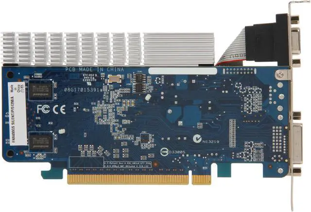 Alt view image 4 of 5 - ASUS GeForce 8400 GS 512MB PCI Express 2.0 x16 Graphics Card EN8400GS SILENT/P/512M/A (Class B)
