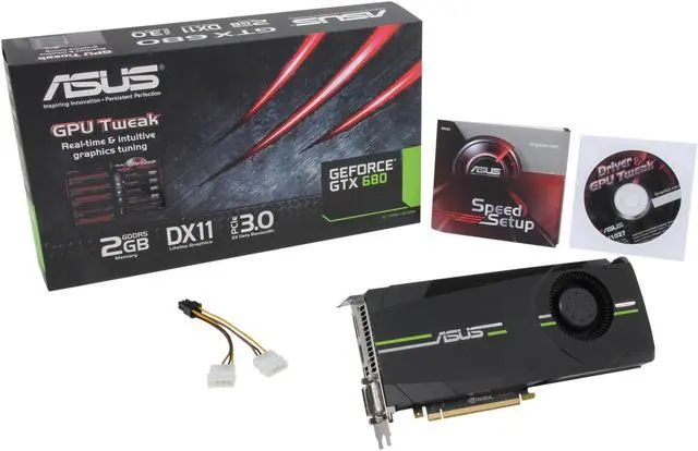 Alt view image 6 of 6 - ASUS GeForce GTX 680 2GB GDDR5 PCI Express 3.0 x16 SLI Support Graphics Card GTX680-2GD5