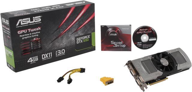 Alt view image 6 of 6 - ASUS GeForce GTX 690 4GB GDDR5 PCI Express 3.0 x16 SLI Support Graphics Card GTX690-4GD5