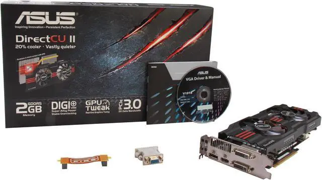 Alt view image 6 of 6 - ASUS Radeon HD 7850 2GB GDDR5 PCI Express 3.0 x16 CrossFireX Support Graphics Card HD7850-DC2-2GD5-V2