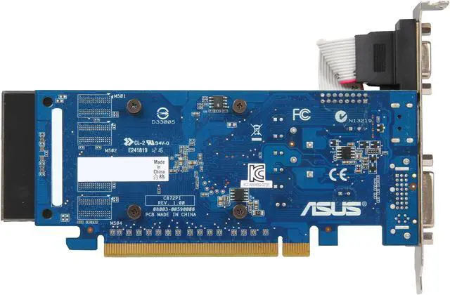 Alt view image 4 of 5 - ASUS GeForce 8400 GS 512MB DDR3 PCI Express 2.0 x16 Low Profile Ready Graphics Card 8400GS-SL-512MD3