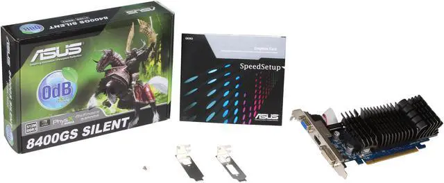 Alt view image 5 of 5 - ASUS GeForce 8400 GS 512MB DDR3 PCI Express 2.0 x16 Low Profile Ready Graphics Card 8400GS-SL-512MD3