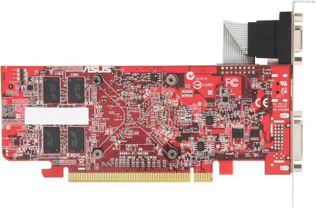 Alt view image 5 of 5 - ASUS Radeon HD 6450 2GB DDR3 PCI Express 2.1 Low Profile Graphics Card HD6450-SL-2GD3-L