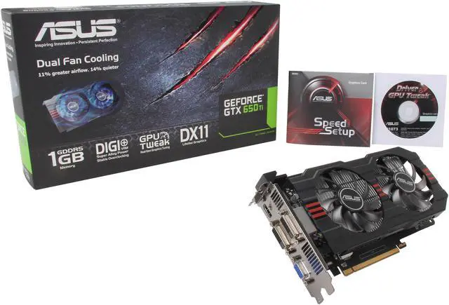 Alt view image 6 of 6 - ASUS GeForce GTX 650 Ti 1GB GDDR5 PCI Express 3.0 x16 Graphics Card GTX650TI-1GD5