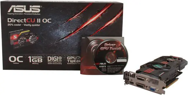 Alt view image 6 of 6 - ASUS GeForce GTX 650 Ti 1GB GDDR5 PCI Express 3.0 x16 Graphics Card GTX650TI-DC2O-1GD5