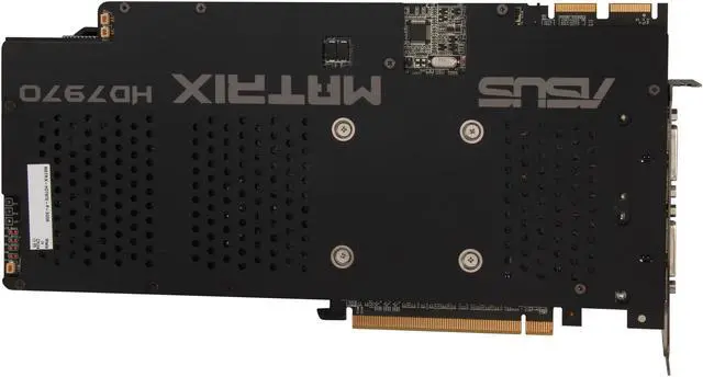 Alt view image 4 of 6 - ASUS Radeon HD 7970 GHz Edition 3GB GDDR5 PCI Express 3.0 x16 CrossFireX Support Graphics Card MATRIX-HD7970-P-3GD5
