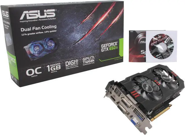 Alt view image 6 of 6 - ASUS GeForce GTX 650 Ti 1GB GDDR5 PCI Express 3.0 x16 Graphics Card GTX650TI-O-1GD5