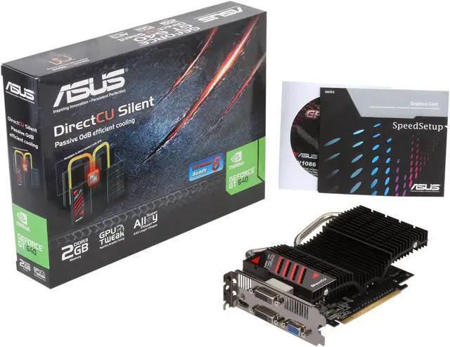 Alt view image 5 of 5 - Asus GT640-DCSL-2GD3 GeForce GT 640 Graphic Card - 1 GPUs - 901 MHz Core - 2 GB GDDR3 SDRAM - PCI-Express 3.0 x16