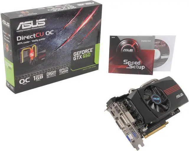 Alt view image 6 of 6 - ASUS GeForce GTX 650 1GB GDDR5 PCI Express 3.0 Graphics Card GTX650-DCO-1GD5
