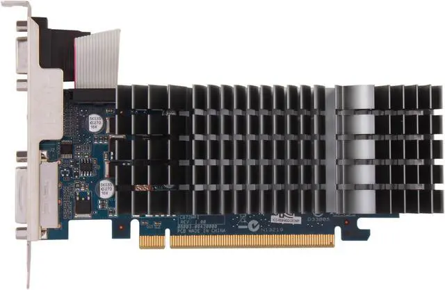 Alt view image 3 of 5 - ASUS GeForce 8400 GS 1GB DDR3 PCI Express 2.0 x16 Low Profile Graphics Card 8400GS-SL-1GD3-L